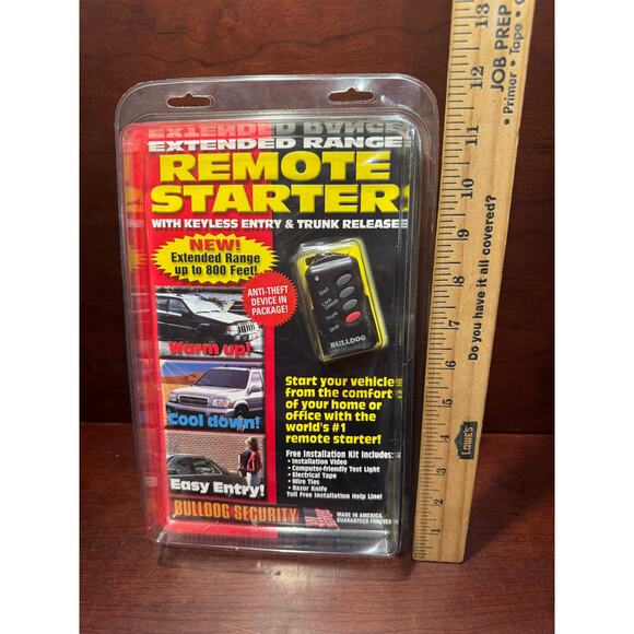 Bulldog Security Extended 800 Ft Range Remote Starter RS102E New Sealed Package - Picture 8 of 8